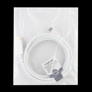 Kabel DisplayPort LogiLink CV0055 DP > HDMI 2m