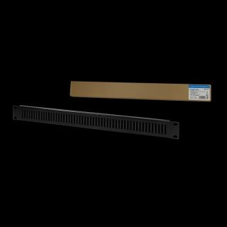 Panel zaślepiający perforowany LogiLink PN111B 1U do szafy rack, czarny