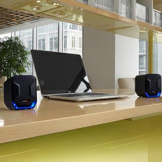 Głośniki Audiocore AC865B komputerowe 6W USB Blue&Black