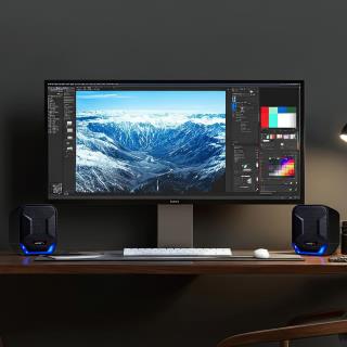 Głośniki Audiocore AC865B komputerowe 6W USB Blue&Black