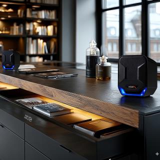 Głośniki Audiocore AC865B komputerowe 6W USB Blue&Black