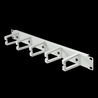 Organizer kabli LogiLink OR104G Rack 19" 1U, szary