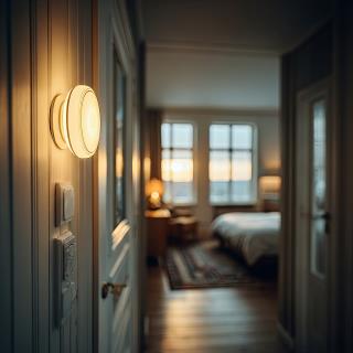 Lampa LED z sensorem ruchu Maclean MCE223 magnes, tylne podświetlenie 3xAAA tryby świecenia: ciągły, czujnik pir