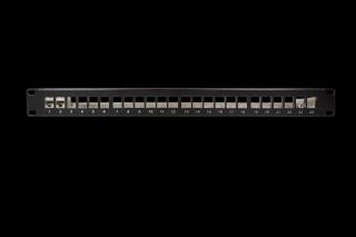 Patch panel 19" LogiLink NK4042 24 x keystone, 1U, ekranowany, czarny