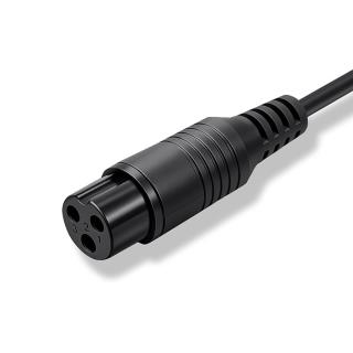 Ładowarka Qoltec do roweru elektrycznego 36V | 42V | 2A | 3P-GX16 +kabel zasilający