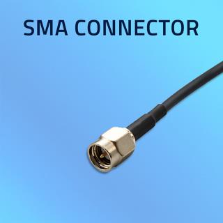 Antena 4G LTE Qoltec z podstawą magnetyczną | 5dBi | wewnętrzna | dookólna | 600-2700 MHz | SMA | 3m