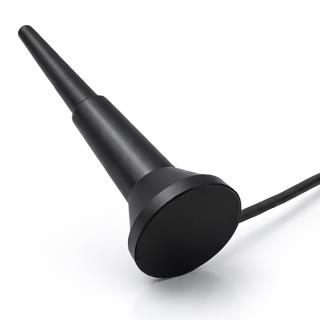 Antena 4G LTE Qoltec z podstawą magnetyczną | 5dBi | wewnętrzna | dookólna | 600-2700 MHz | SMA | 3m