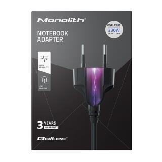 Zasilacz sieciowy Qoltec do Asus 230W 19,5V 11,8A 5.5*2.5