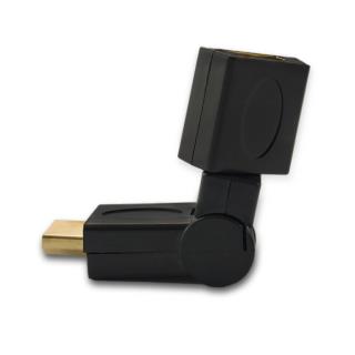 Przejściówka Qoltec HDMI męska / HDMI żeńska (kątowy/obrotowy)