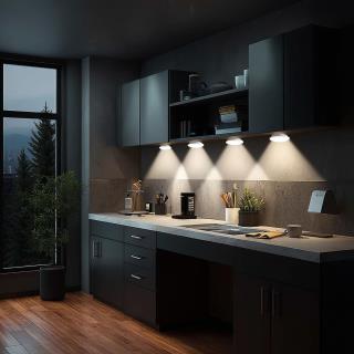 Zestaw 6 lamp LED Maclean MCE165 z pilotem na baterie 3xAAA
