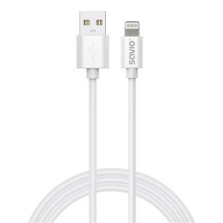 Kabel USB-A do Lightning SAVIO CL-193 2m