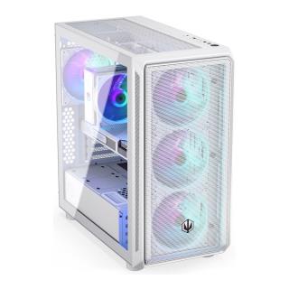 Obudowa Endorfy Arx 700 White ARGB ATX z oknem bez zasilacza biała