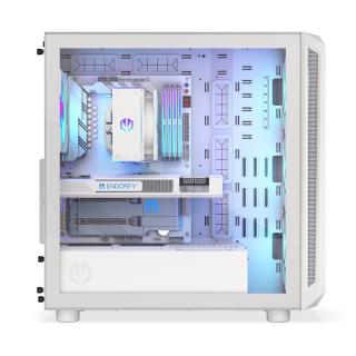 Obudowa Endorfy Arx 700 White ARGB ATX z oknem bez zasilacza biała