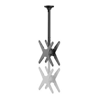 Uchwyt sufitowy na dwa monitory Neomounts FPMA-C340DBLACK 32"-75" max. 2x50kg max. VESA 400x400