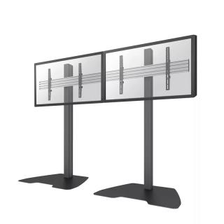 Stojak podłogowy na dwa monitory Neomounts NMPRO-S21#2 32"-55" max. 2x30kg max. VESA 600x400 czarny
