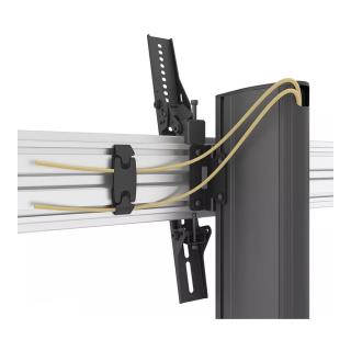 Stojak podłogowy na dwa monitory Neomounts NMPRO-S21#2 32"-55" max. 2x30kg max. VESA 600x400 czarny