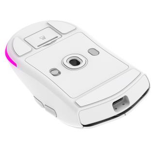Mysz bezprzewodowa Rampage M5 Pro mysz bezprzewodowa 26000 DPI RGB LED 1K Hz biała