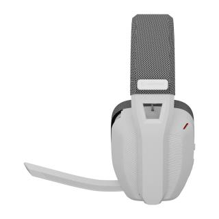 Słuchawki z mikrofonem Rampage BLITZ gamingowe, bezprewodowe, Bluetooth 5.3, szare