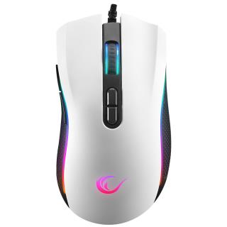 Mysz przewodowa Rampage SMX-R44V2 gamingowa 12800 DPI RGB LED 1K Hz HUANO biała