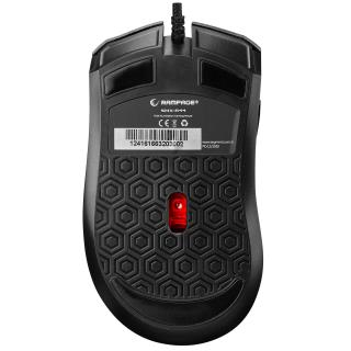Mysz przewodowa Rampage SMX-R44V2 gamingowa 12800 DPI RGB LED 1K Hz HUANO czarna