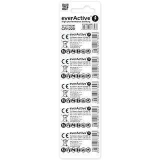 Bateria litowa mini everActive CR1220 - blister 5 sztuk