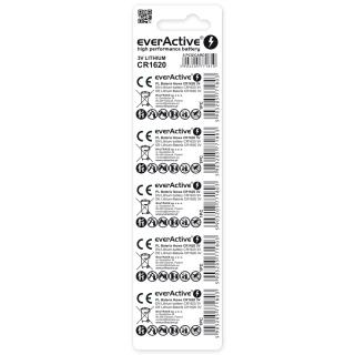 Bateria litowa CR1620 everActive 5 szt.