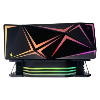 Chłodzenie CPU Rampage OCTAGONC50-BLACK LGA1700/AM5 1800RPM wentylator 120mm ARGB PWM