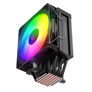 Chłodzenie CPU Rampage OCTAGONC70-BLACK LGA1700/AM5 LCD wentylator infinity 120mm ARGB czarny PWM