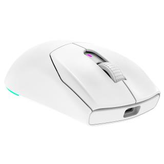 Mysz bezprzewodowa Rampage M5 Pro mysz bezprzewodowa 26000 DPI RGB LED 1K Hz biała