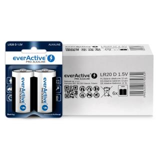 Baterie alkaliczne D/LR20 everActive Pro Alkaline 2 sztuki