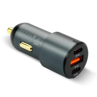 Ładowarka samochodowa everActive CC-40Q z gniazdem USB QC3.0 oraz 2x USB-C PD 60W