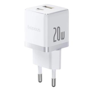 Ładowarka sieciowa Baseus Palm P10111608213-01 szybka 20W z gniazdem USB + USB-C PD 3.0
