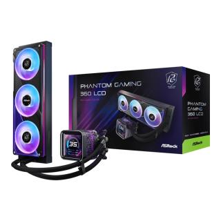 Chłodzenie wodne ASRock Phantom Gaming 360 LCD 3x120mm