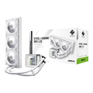 Chłodzenie wodne ASRock Steel Legend 360 LCD 3x120mm