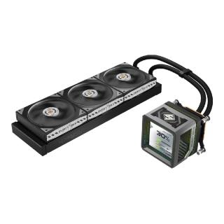 Chłodzenie wodne ASRock Steel Legend Dark 360 LCD 3x120mm