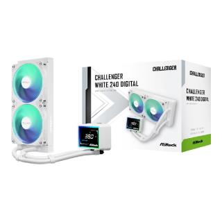 Chłodzenie wodne ASRock Challenger White 240 Digital 2x120mm