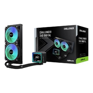 Chłodzenie wodne ASRock Challenger 240 Digital 2x120mm