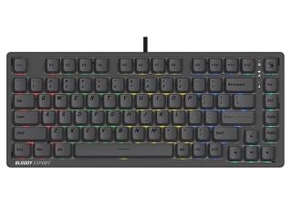 Klawiatura przewodowa A4Tech Bloody MS76 USB Magnetic Iron Grey