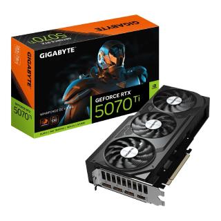 Karta VGA Gigabyte GeForce RTX 5070 Ti WINDFORCE OC V2 16G 16GB GDDR7 256bit HDMI+3xDP PCIe5.0