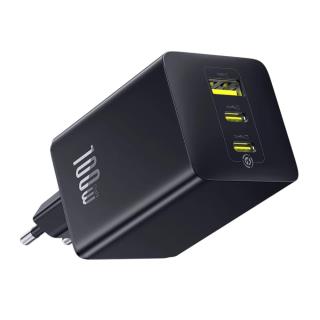 Ładowarka sieciowa Baseus GaN EnerFill FE11 P10182102123-00 szybka 100W 2xUSB-C PD + 1xUSB czarna