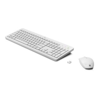 Zestaw bezprzewodowy klawiatura + mysz HP 230 biały