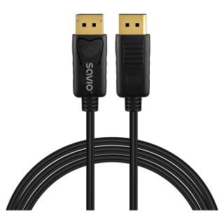 Kabel Display Port 1.4 Savio CL-204 1m