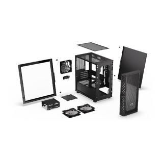 Obudowa Endorfy Signum M30 ARGB mATX z oknem bez zasilacza czarna