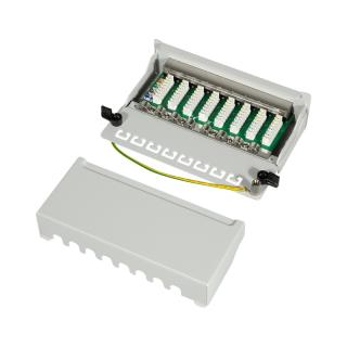 Patch panel stacjonarny LogiLink NP0016A 8x RJ45 kat.6 ekranowany