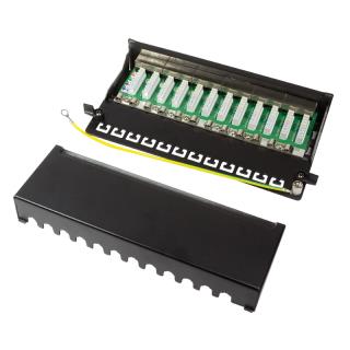 Patch panel stacjonarny LogiLink NP0017 12x RJ45 kat.6 ekranowany