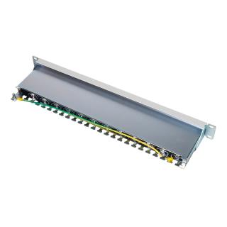 Patch panel LogiLink NP0040A 19" 24x RJ45 kat.6 ekranowany