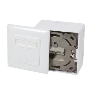 Gniazdo natynkowe/podtynkowe Cat.6 NP0039 LogiLink 2xRJ45