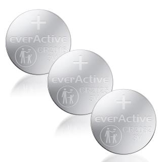 Zestaw baterii litowych everActive 8 sztuk: 4 x CR2032, 2 x CR2025, 2 x CR2016