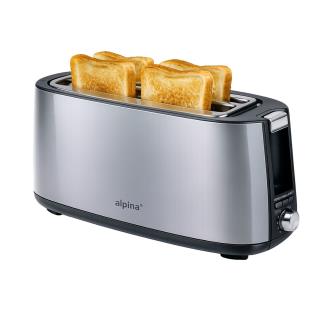 Toster ALPINA 1400w srebrny