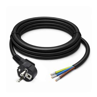 Kabel zasilający Qoltec wtyczka kątowa SCHUKO CEE 7/7 (E/F) | 3*1.5mm2 | 1.8m